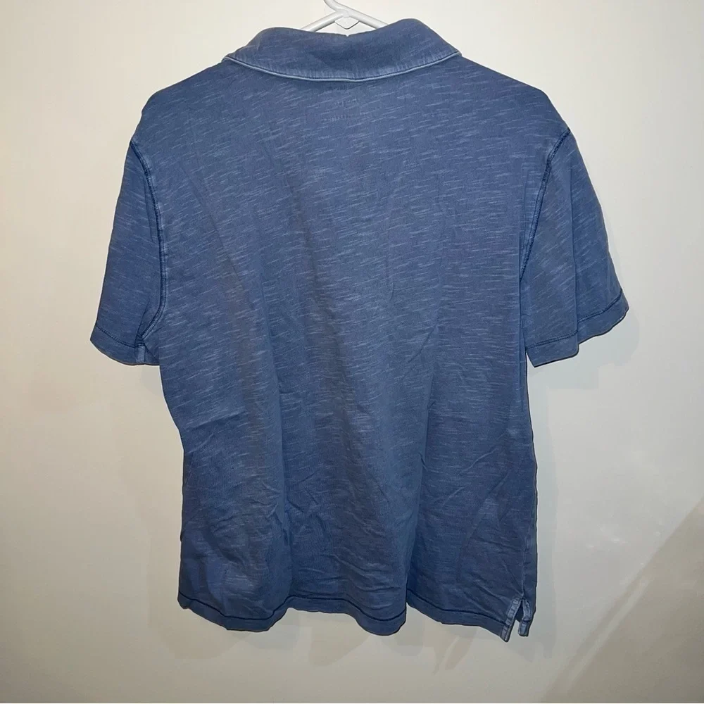 Banana Republic Men’s Vintage Polo Shirt Large - Soft Blue Casual Style
